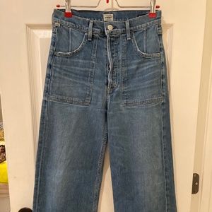 Citizens of Humanity wide leg jeans